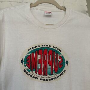 SUPREME White Graphic T-Shirt